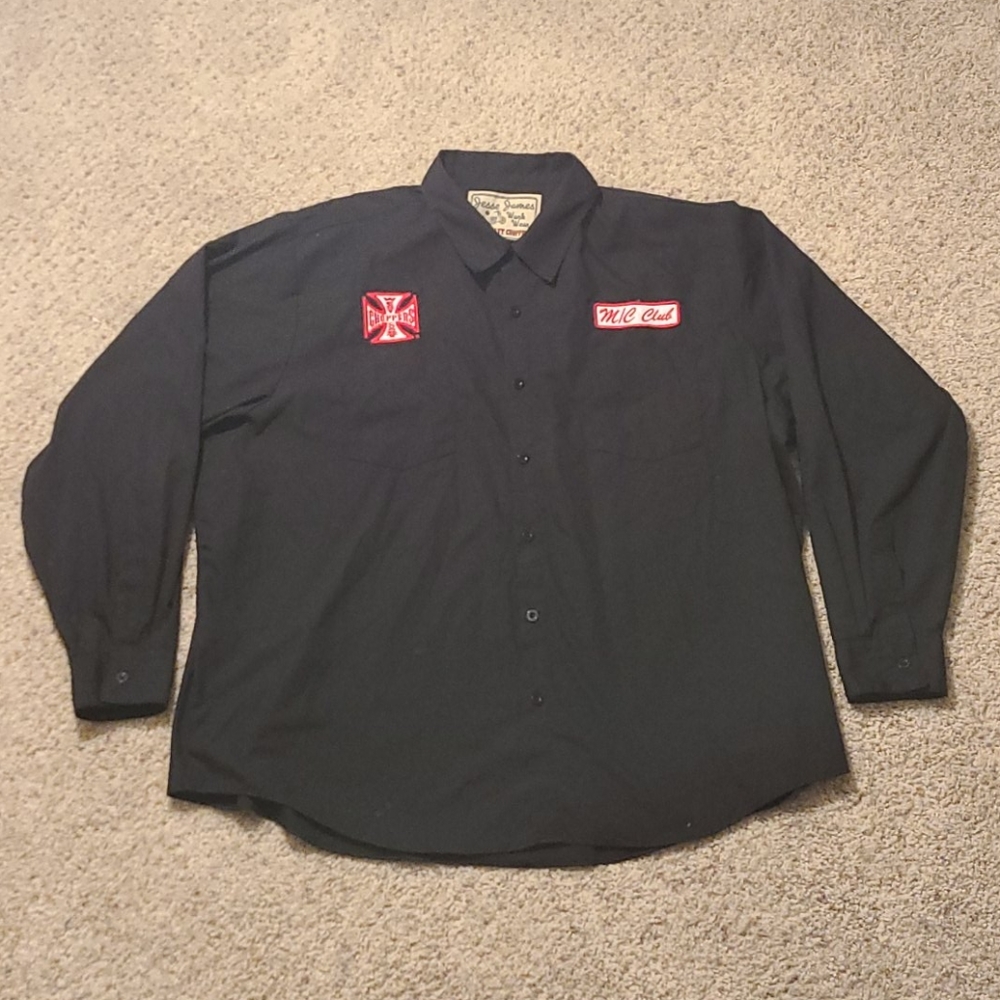 Long Sleeved Embroidered Shirt